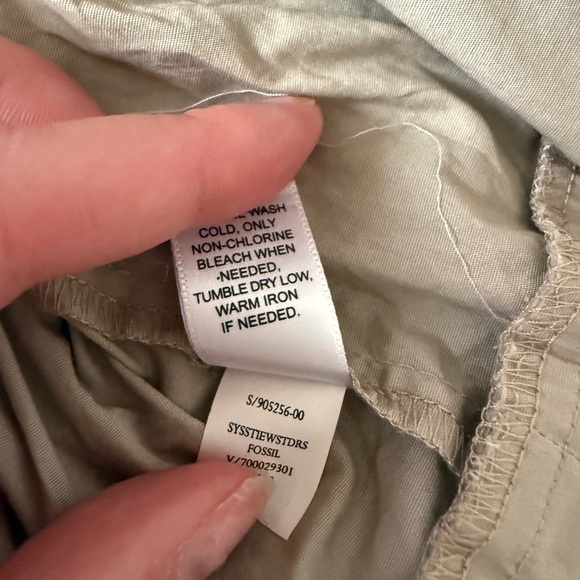 Banana Republic Tan Midi Dress with Notched Collar and Cap Sleeves - Picture 8 of 8